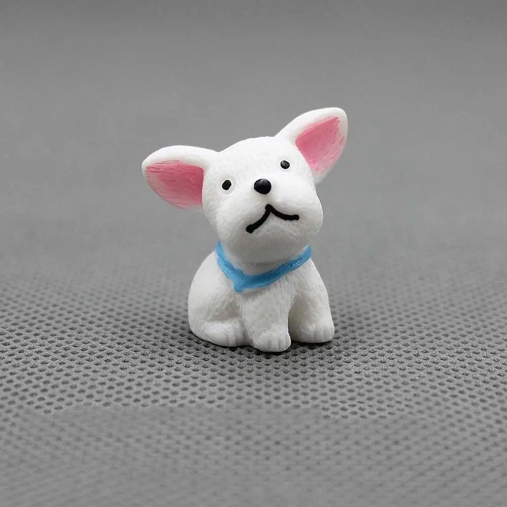 Realistic Mini Resin Dogs Home Decor Cute Animals Puppy Miniature Figurines Model Toy DIY Decoration Dog Ornaments