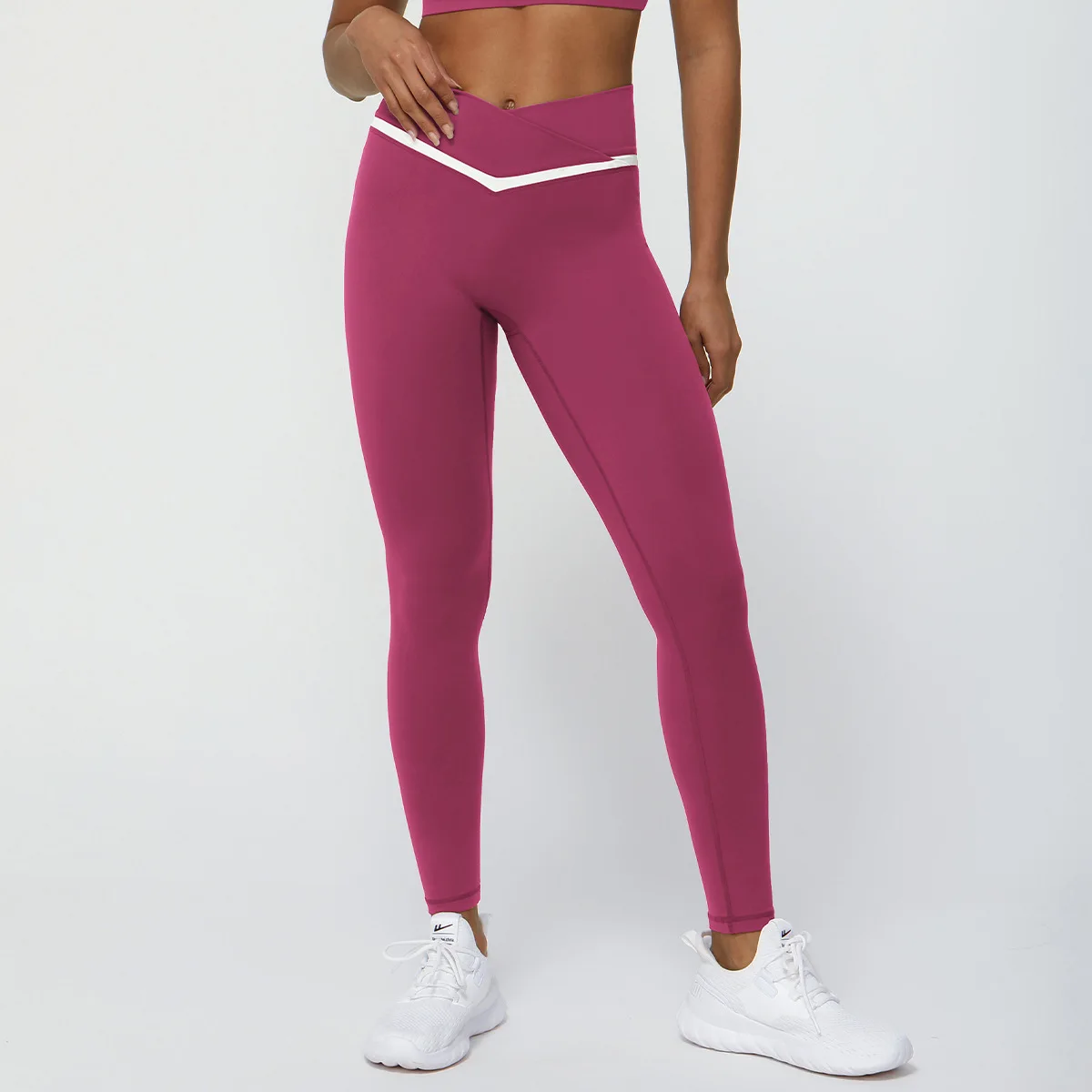 Women High Waist Yoga Pants Buttery Soft Slim Fit Gym Leggings Breathable Quick Dry Workout Tights Female Running Sportswear