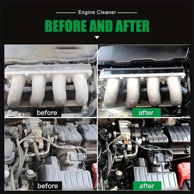 Engine Bay Cleaner Shine Protector and Detailer Decontamination Deep Degreasing Compartment Heavy Oil Dust Car Cleaning Product