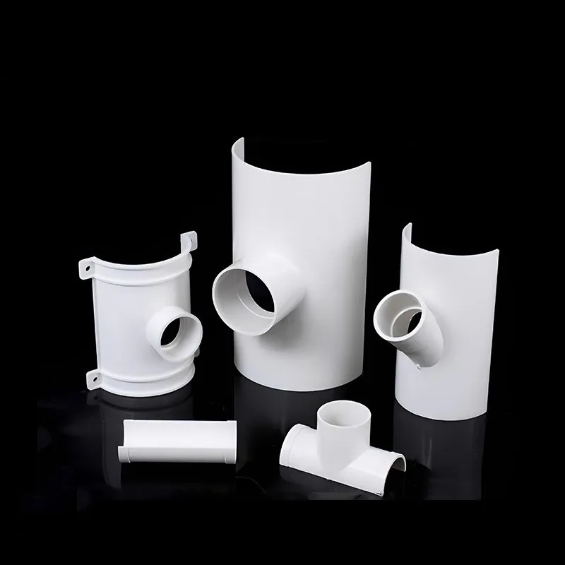 PVC Open Tee Pipe joint Repair Patch Drain Pipe Adapter Tube Connectors Home Outdoor Industrial Plumbing Accessories