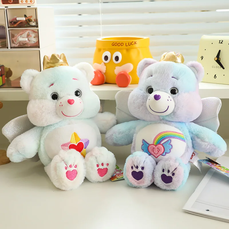 33cm Care Bears With Wing Plush Toys Cartoon Animals Angel Bear