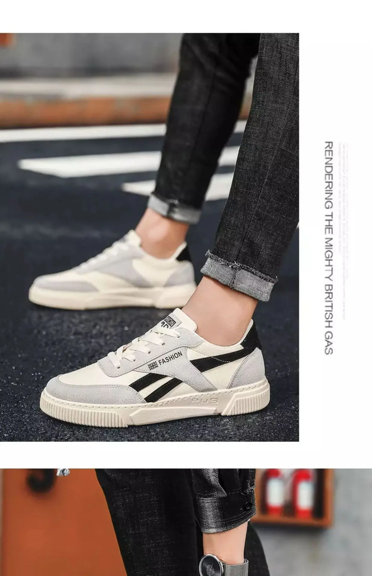 Mode Herenschoenen 2024 Lente Nieuwe Koreaanse Versie Trend All-match Canvas Sneakers Eenvoudige Casual Student Skateschoen mujer_voghion.com