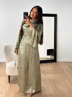 Abaya-Robe musulmane de luxe en satin pour femme, caftan kebaya marocain, vêtement éducatif, 2024 2