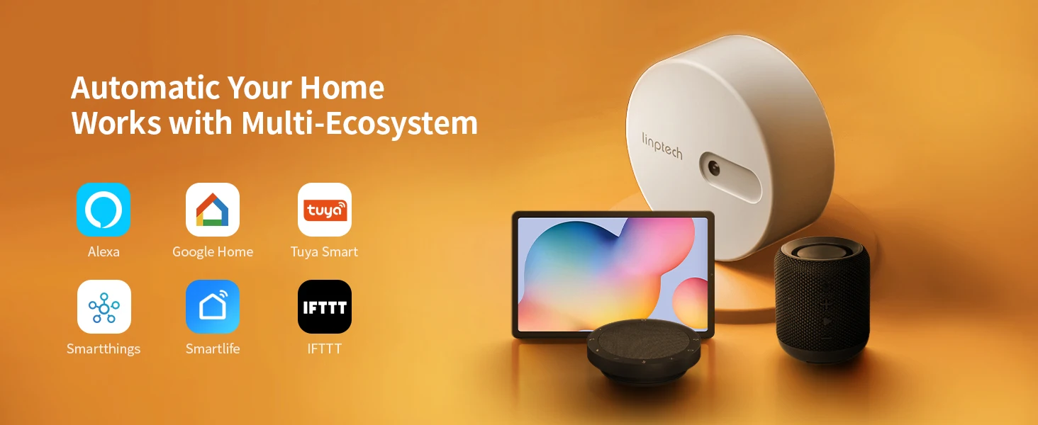 Linptech Human Body Presence Sensor ES1 Zigbee/Wifi Communication Millimeter Wav