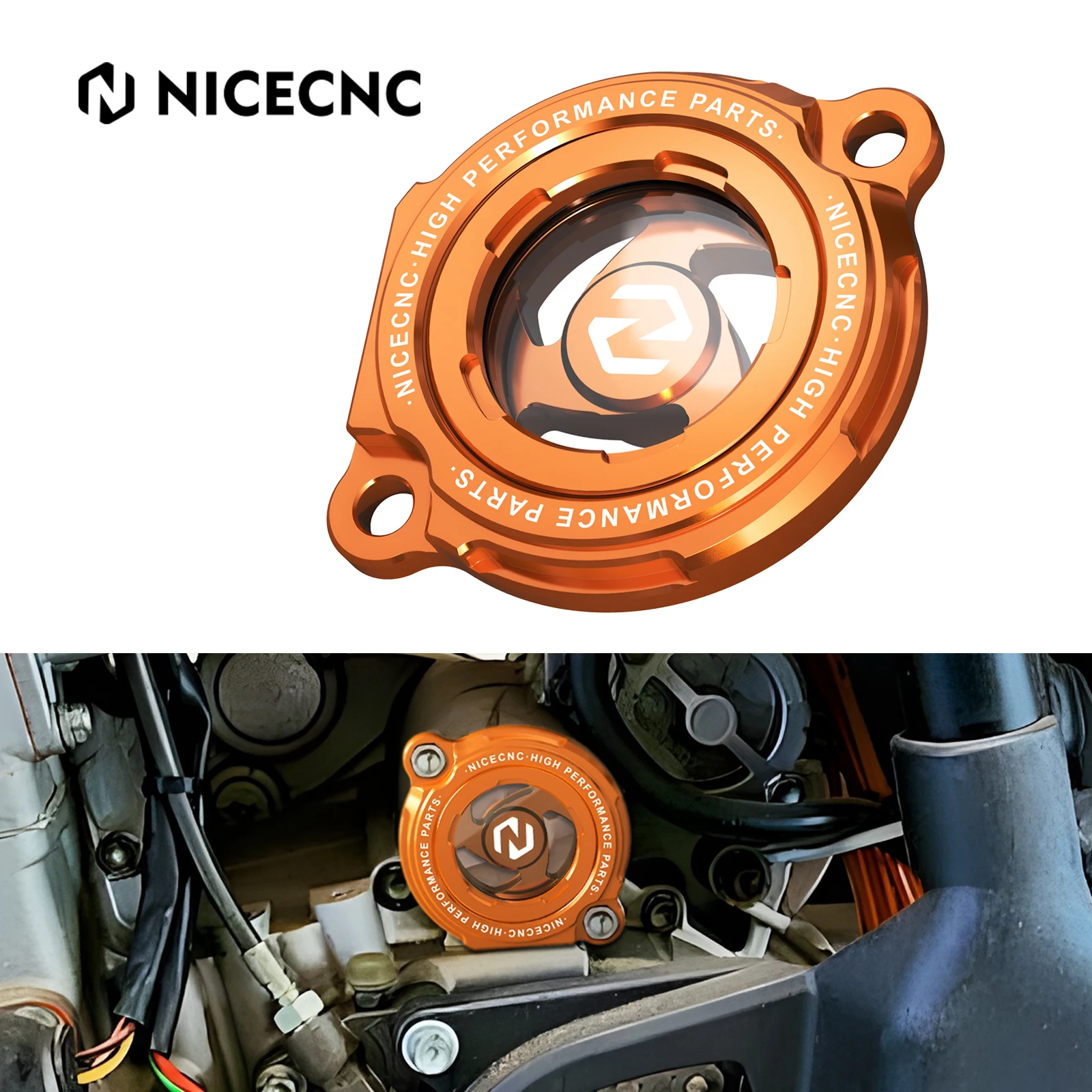 

Motorcycle Engine Oil Filter Cap Cover Guard For KTM 250 400 450 520 525 EXC EXC-F SX SXF XC XCF XCF-W MXC SMR 540 SXS 625 SXC