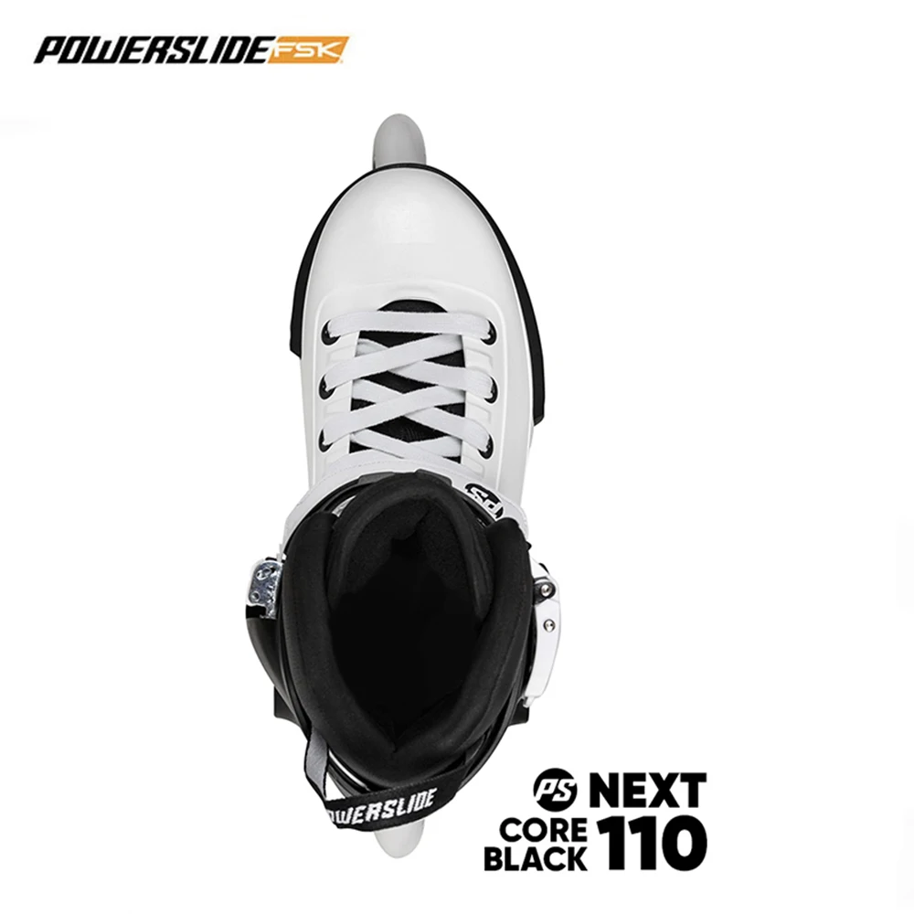 Powerslide NEXT Core 3*110mm Trinity Frame Inline Skates Street Racing Roller Free Skating Patines