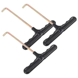 3 Pcs Skate Shoe Hook Lace Locks Tools Pulling Accessories Tighteners Iron Shoelace Puller for Shoes