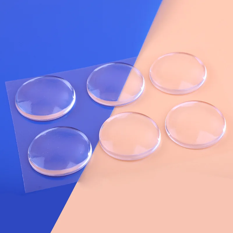 door knob wall shield Clear Soft Rubber Door Stopper door handle bumper Mute Stickers Wall Protector Muffler Pad Protective Plug silicone door stopper door stopper bumpers door stopper silicone door sticker