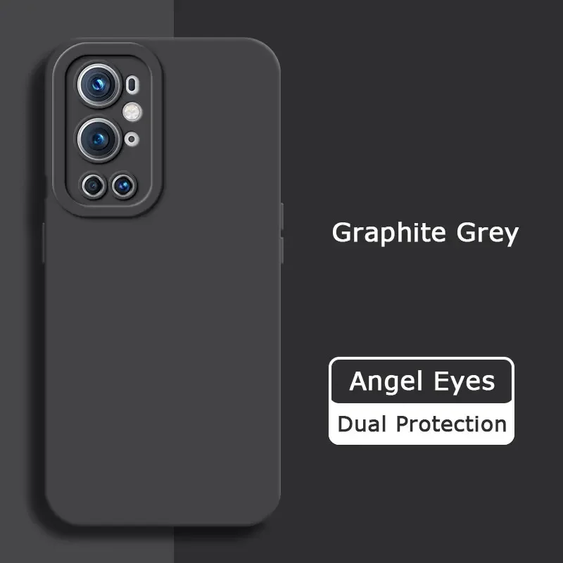 Square Liquid Silicone Angel Eyes Shockproof Soft Case - Durable Armor Phone Cover