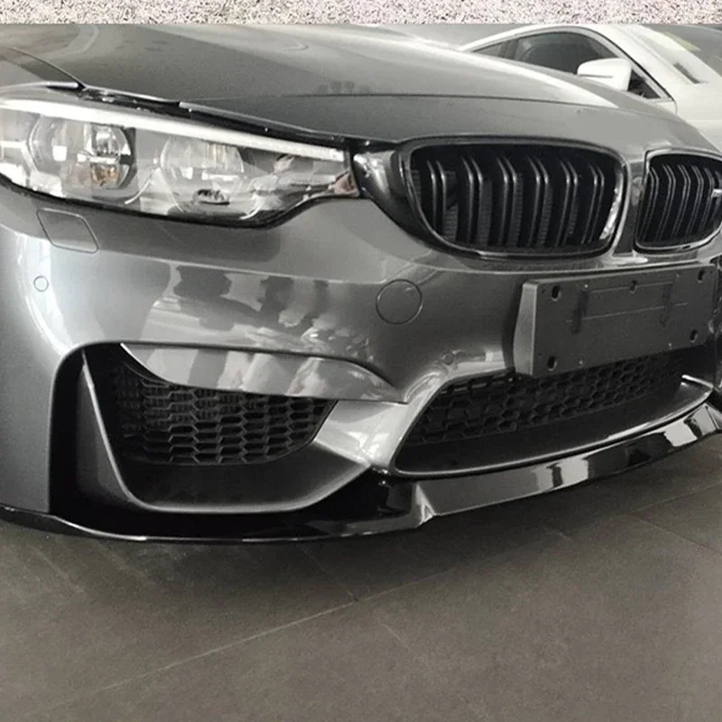 CS StyleFront Bumper Lip Splitter Diffuser Spoiler For BMW M3 F80 M4 F82 F83 2015- Car Accessory Lower Bumper Guard
