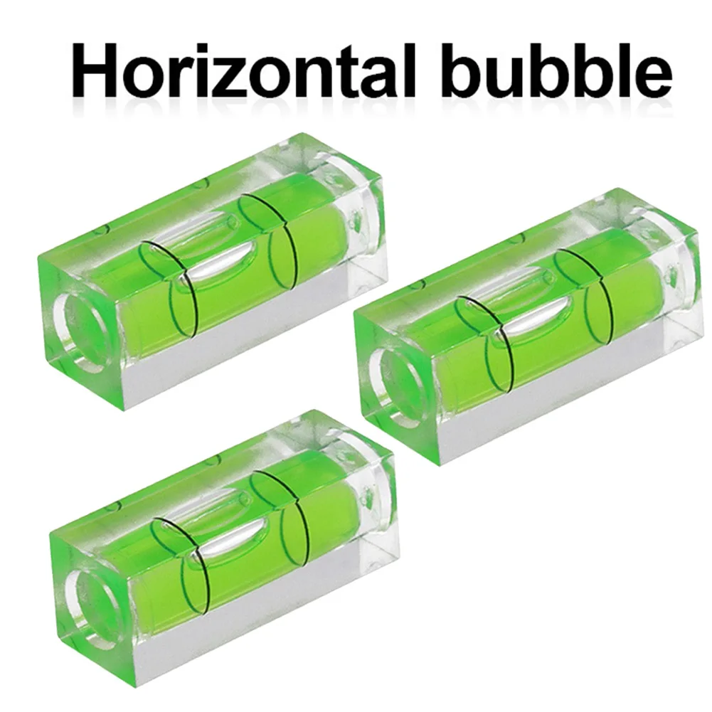 

Leveling Spirit Level 15*15*40mm Tools 3x/Set Acrylic+abs Bubbles Kits Levels Square Mini Small Spirit 3Pcs 40mm