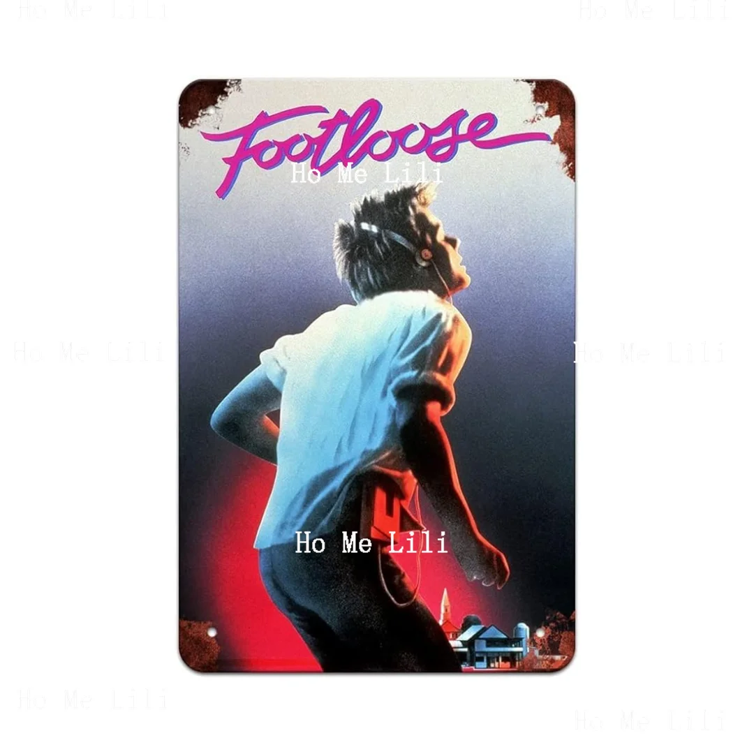 

Footloose 1984 винтажный музыкальный металлический жестяной знак, Настенный декор, классический кинопостер для кухни, дома, лучший фермерский декор, подарок
