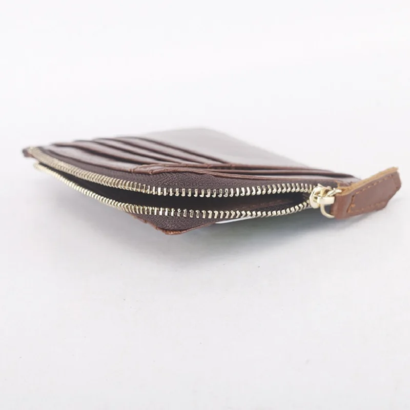 Gibo Auja - Brand New Cow Genuine Leather Men Wallets Card Case Card Holder Money Organizer Short Wallet Purse 3