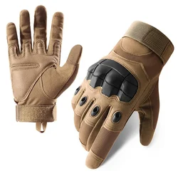 Breathable Touch Screen Motorcycle Riding Gloves - Full Finger Summer Motocross Edition - M (Brown)