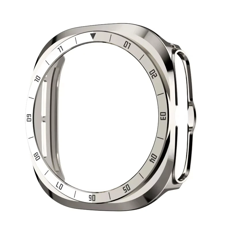 Protective Hard PC Bumper Shell with Scale Bezel for Smartwatch - Cover for 47mm Ultra 2