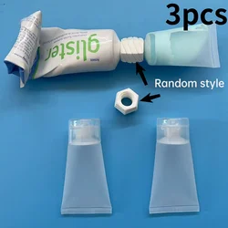 Travel Toiletry Set with Convenient Refill Bottles and Adapters (3pcs set)