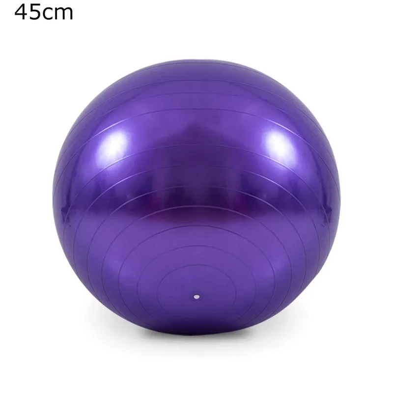 PVC Fitness Ball Yoga Ball Thickening Explosion-proof Sports Home Fitness Pilates Equipment Balance 45cm