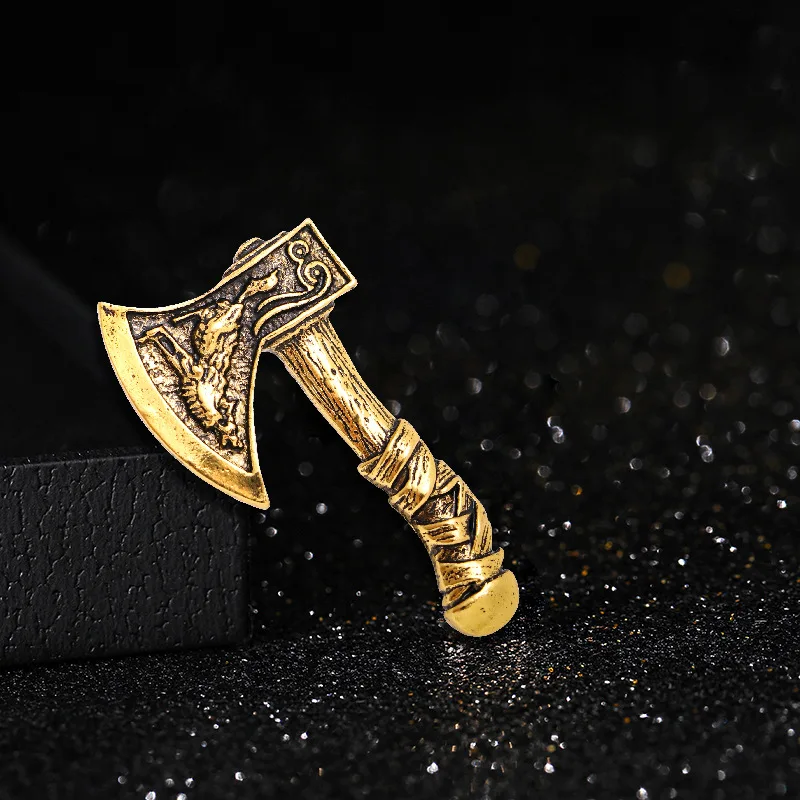 

2022 Fashion Axe Brooch Vintage Alloy Corsage Dropshipping