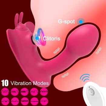 Clit Tongue Licking Spinning G Spot Vibrator Female Masturbator Sucking Vibration Stimulator Remote Control Sex Toys for Adults 2