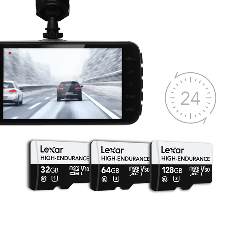 Lexar-TF ī 128GB   32GB 64GB ޸ ī, SDHC SDXC V10 V30 Ŭ 10 ũ SD ī 4K  ķ/ī޶