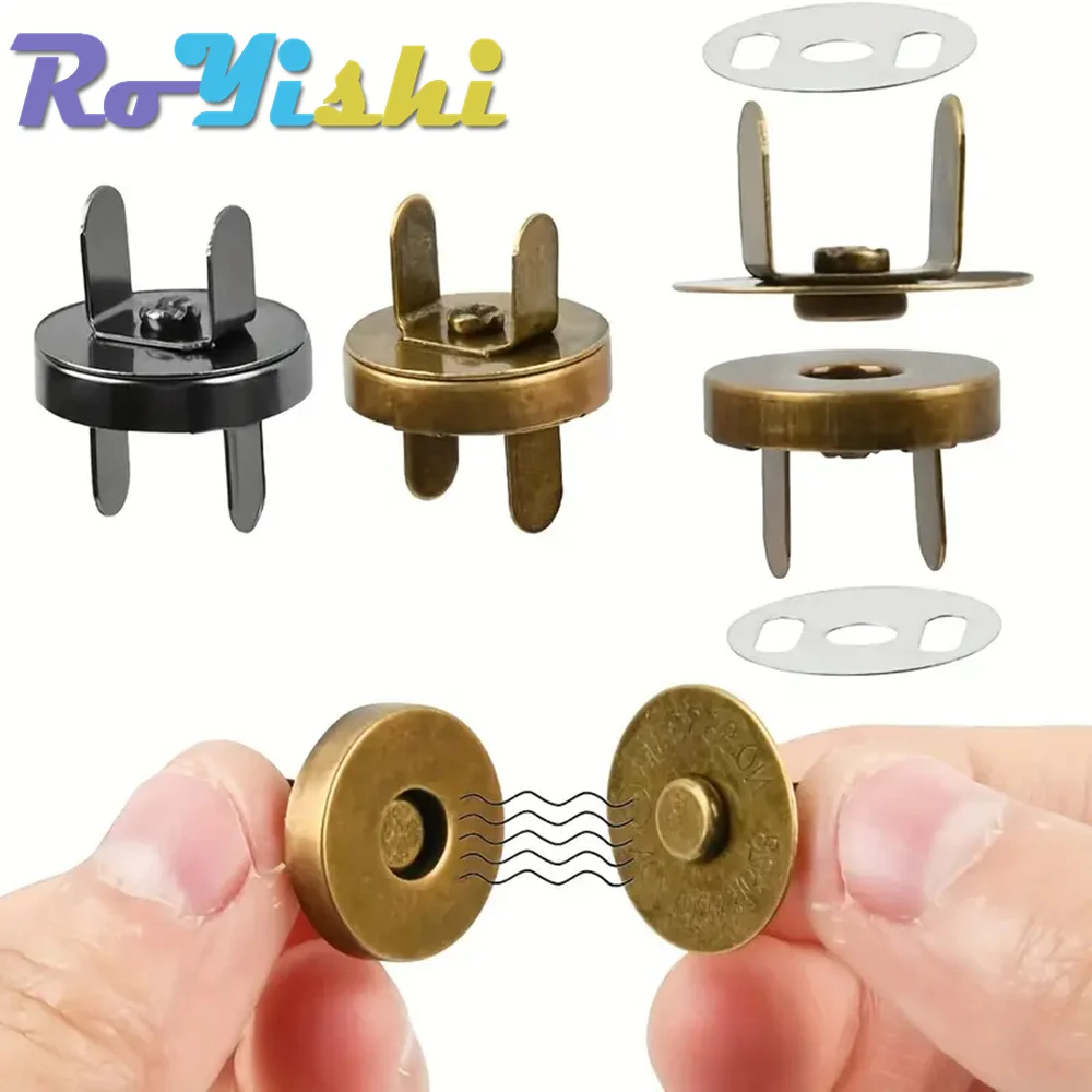 10 pcs/pack 14-18MM magnetický drobnost spojovací materiál spona knoflíků kabelka měšec náprsní taška řemeslo pytle částí příslušenství