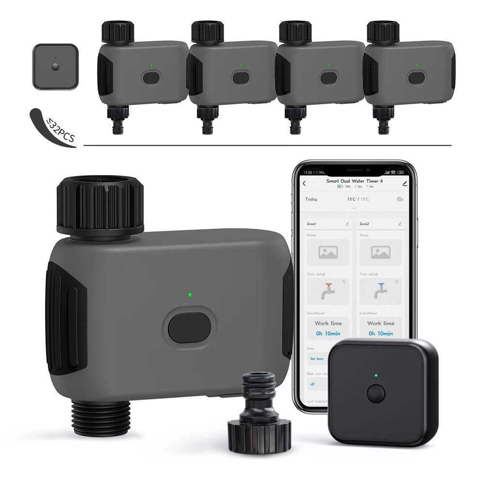 

Совместимый с Wi-Fi Bluetooth контроллер орошения с таймером электромагнитный клапан для смесителя электронный программируемый сад принадлежности для полива