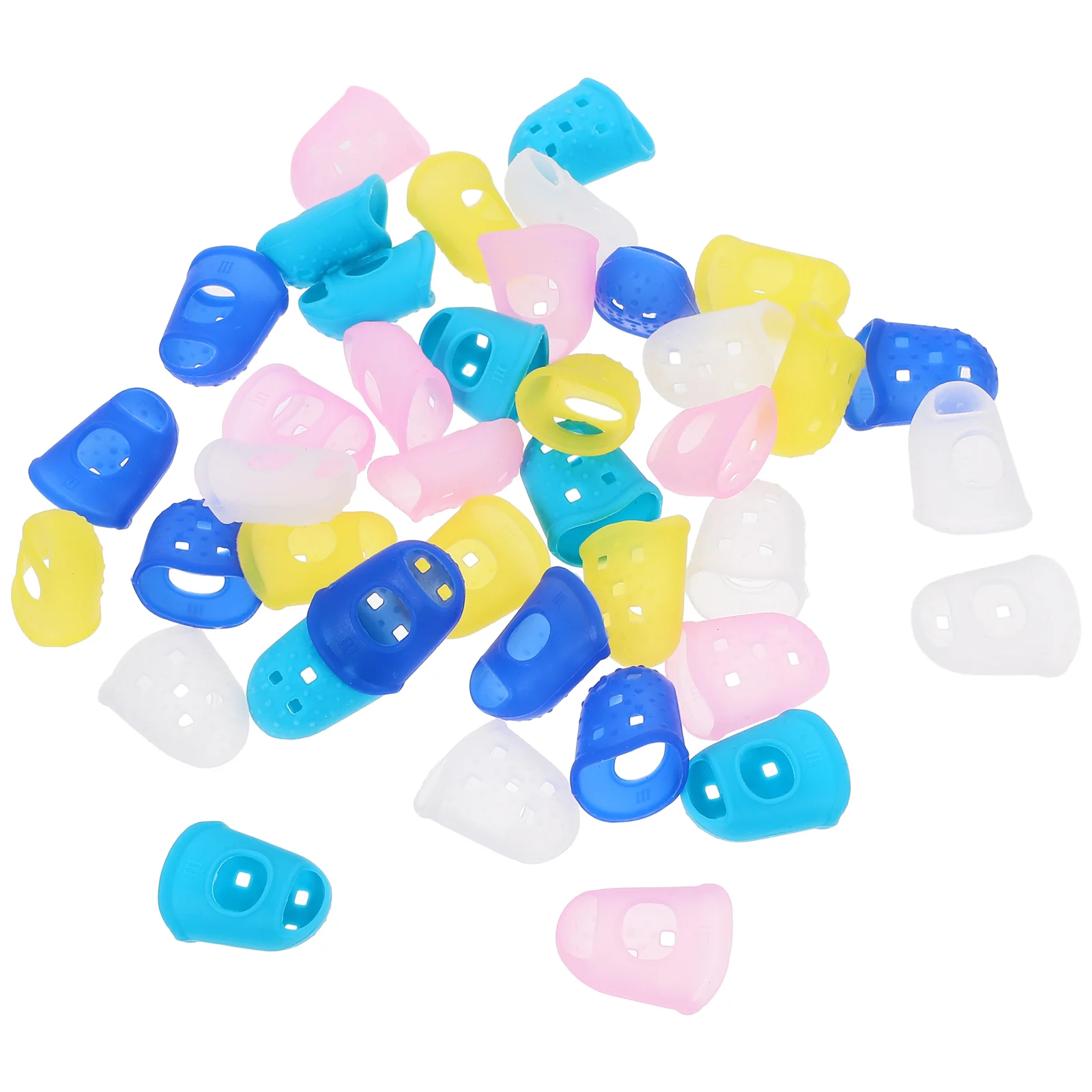 

40 шт., силиконовые колпачки для пальцев