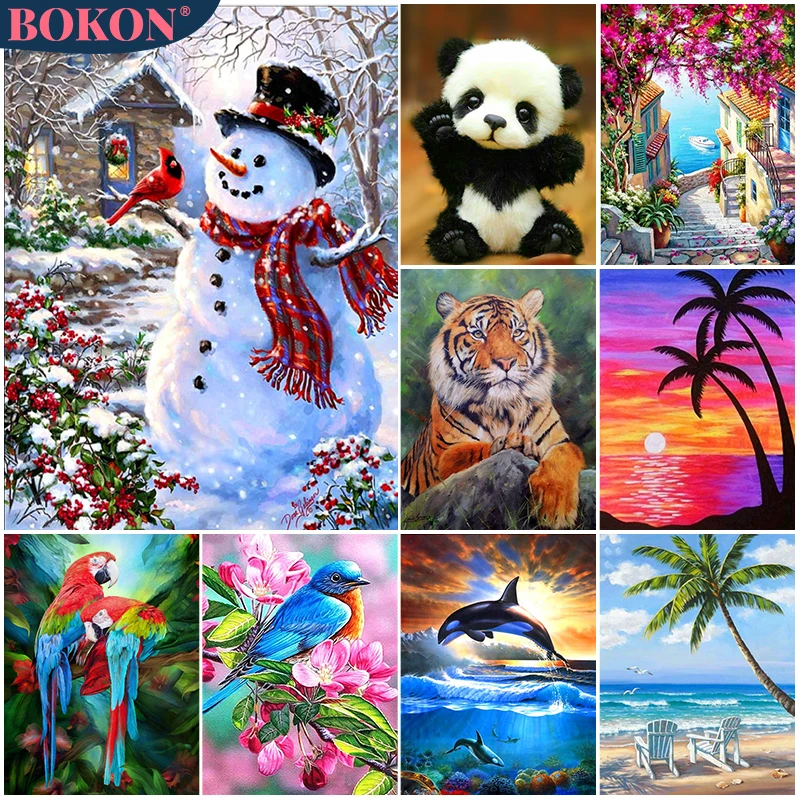 

5D животные, алмазная живопись, Пляжный Пейзаж, мозаика, искусство, картина, пейзаж, Полный алмаз, вышивка крестиком стразы, DIY подарок