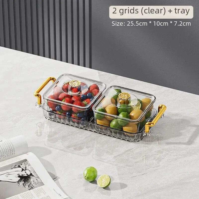 Transparent two-grid + tray