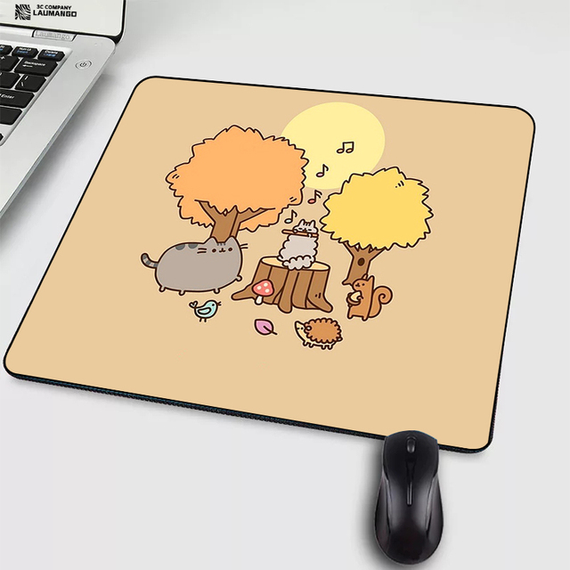 Cat Cartoon Mouse Pad Anime Mausepad PC Gamer Cabinet Tapis De Souris Varmilo Keyboard Gaming Accessories Laptop Mousepad