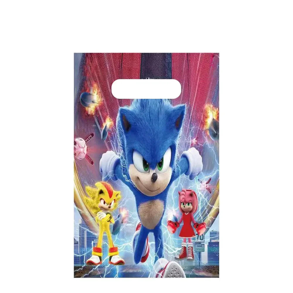 Sonic Birthday Party Gift Bags Candy Bags Animation Birthday Supplies Decorations Hedgehog Party Decoration Toy