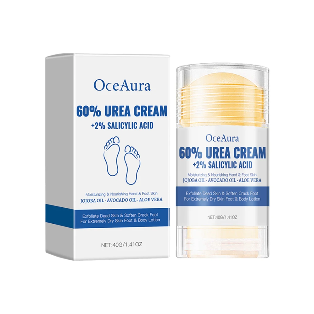 קרם רגליים מרטיב במשקל 40 גרם, משקם רגליים סדוקות, מרטיב רגליים, משקם עקבים סדוקים, מקל לתיקון רגליים יבשות וסדוקות