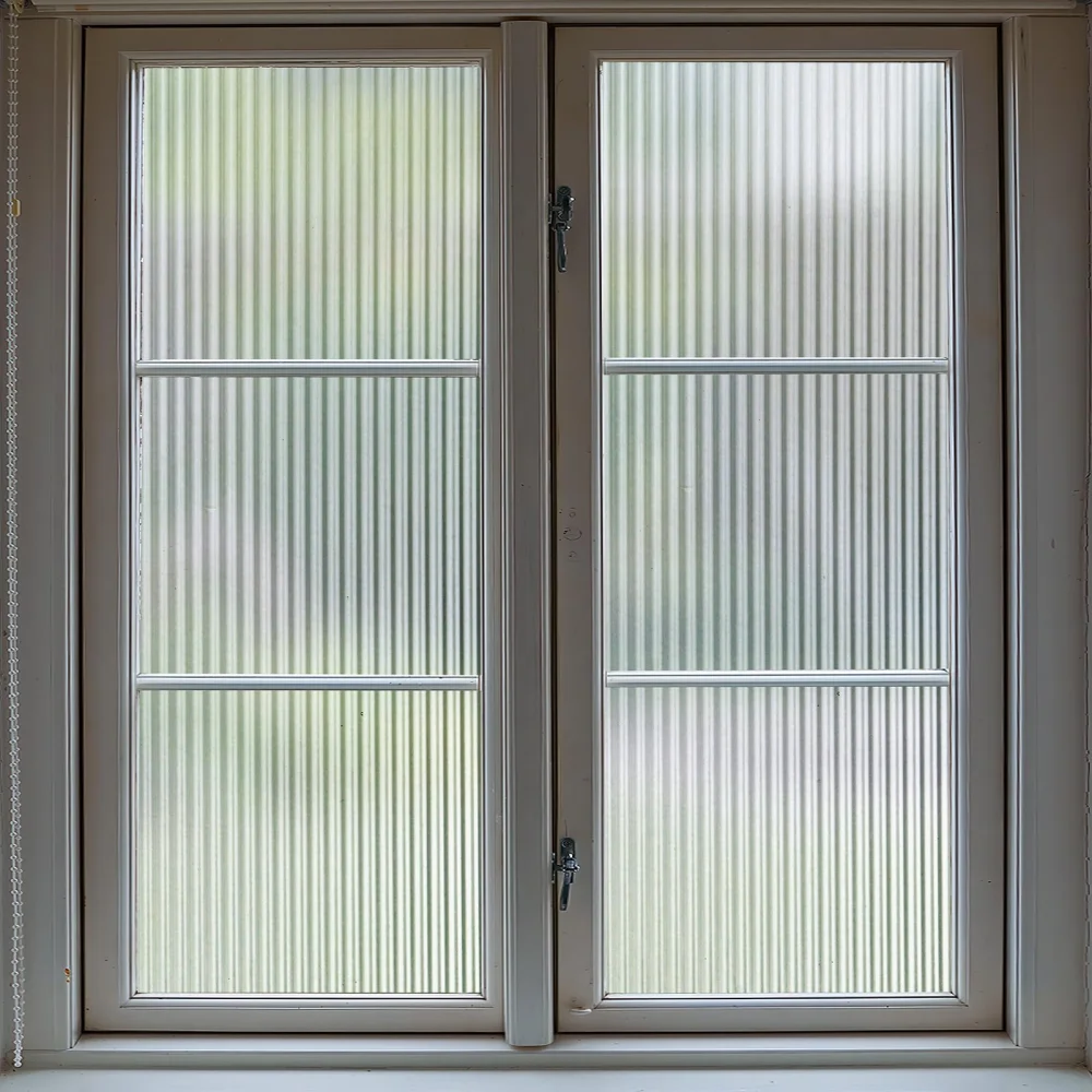 FANCY FIX Changhong 3D privacy glass film electrostatic adsorption frosted reed glass film translucent decorative stickers