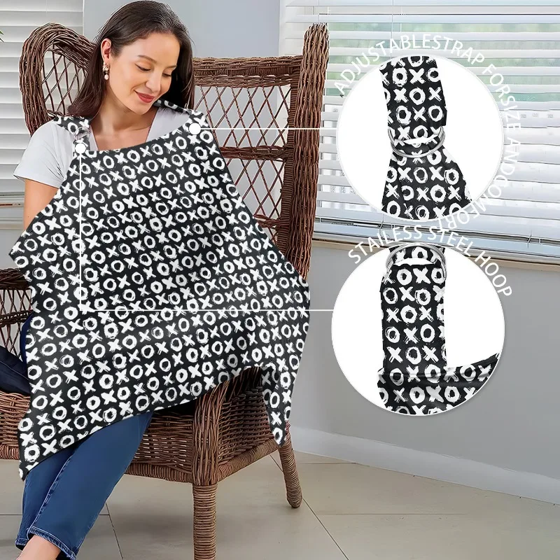 Breathable Breastfeeding Cover Baby Feeding Nursing Covers Adjustable Nursing Apron Outdoor Privacy Cover Mother