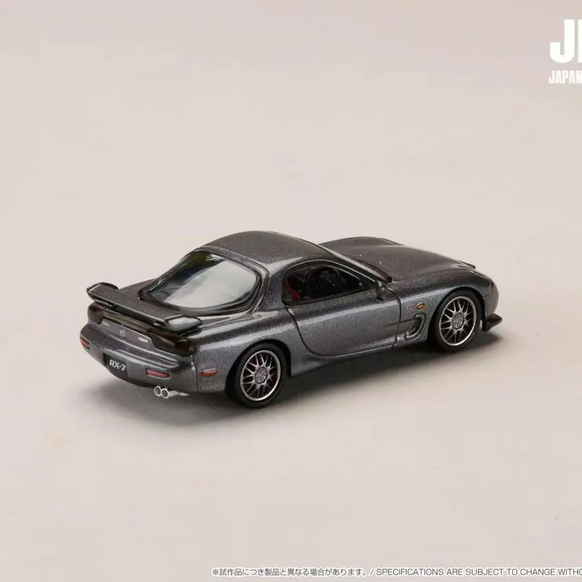 HJ&JDM64 1:64 RX-7 FD3S 심플 버전 합금 자동차 모델