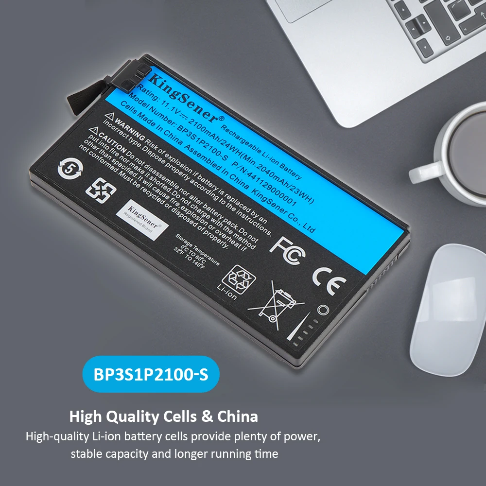 Bateria do Portátil Kingsener para Getac V110 Notebook Robusto Bp3s1p2100-s 2100mah 11.1v 24wh Células 441129000001 - Imagem 2