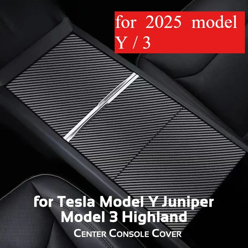 Copertura Console Centrale In Vero Legno Per Tesla Model 3 Highland E Model Y Juniper (2024-2025) - Finitura Open Pore, Facile Da Installare. - 3
