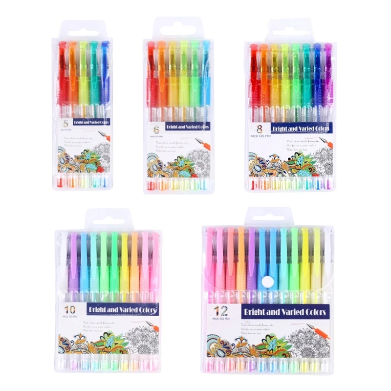 Gel Pen Tip Coloring Pen Multi Color Gel Pen for Journaling Dropship