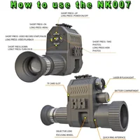 Megaorei Night Vision Scope Monocular 1080P 200-400M Infrared Camcorder Support Photo Video Recording with Rechargeable Battery 2
