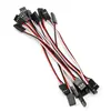 10pcs 10cm Quadcopter Extension Servo Lead Futaba JR Male To Male Wire Cable RC 1