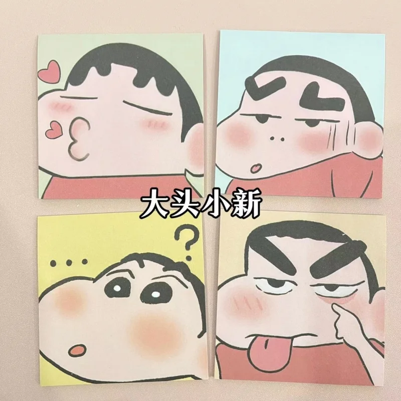 320 Pages New Cute Crayon Shin-chan Note Book Ins Style Cartoon Sticky Note Student Products Wholesale 2