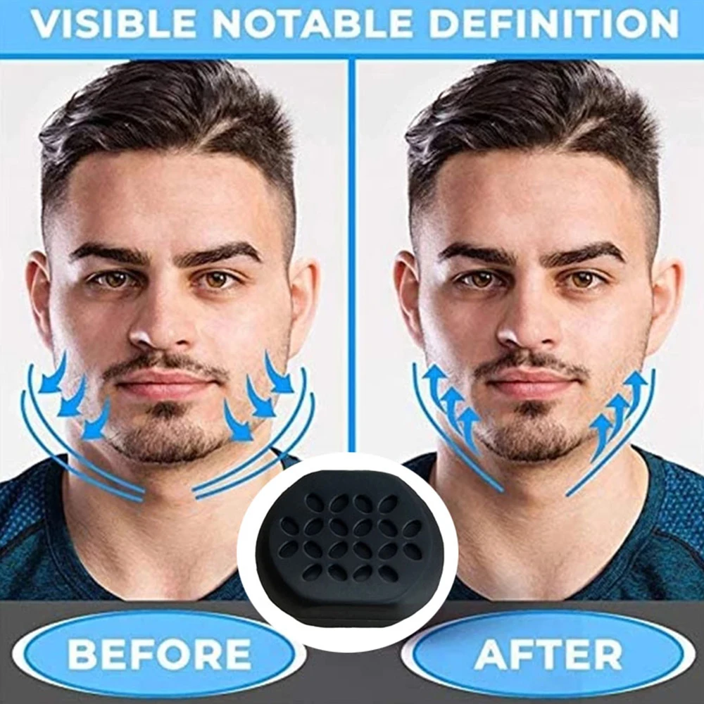 Bola de ejercicio de línea de mandíbula para hombre, Gel de sílice de grado  alimenticio, entrenador muscular Facial, 2 uds./lote - AliExpress