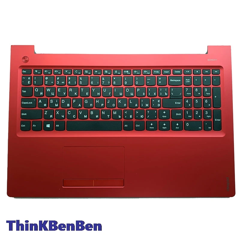 

Украинская красная клавиатура, верхний корпус, подставка для рук, корпус для Lenovo Ideapad 510 15 310 15 15IKB 15ISK 15IAP 15ABR 5CB0L80855