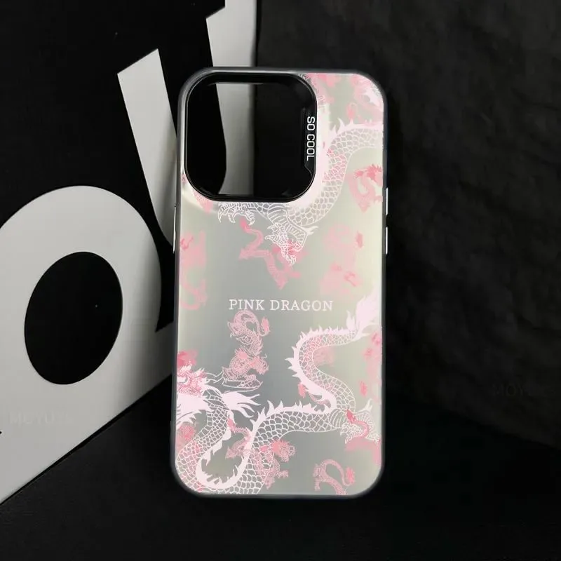 Pink Flying Dragon Matte Phone Case