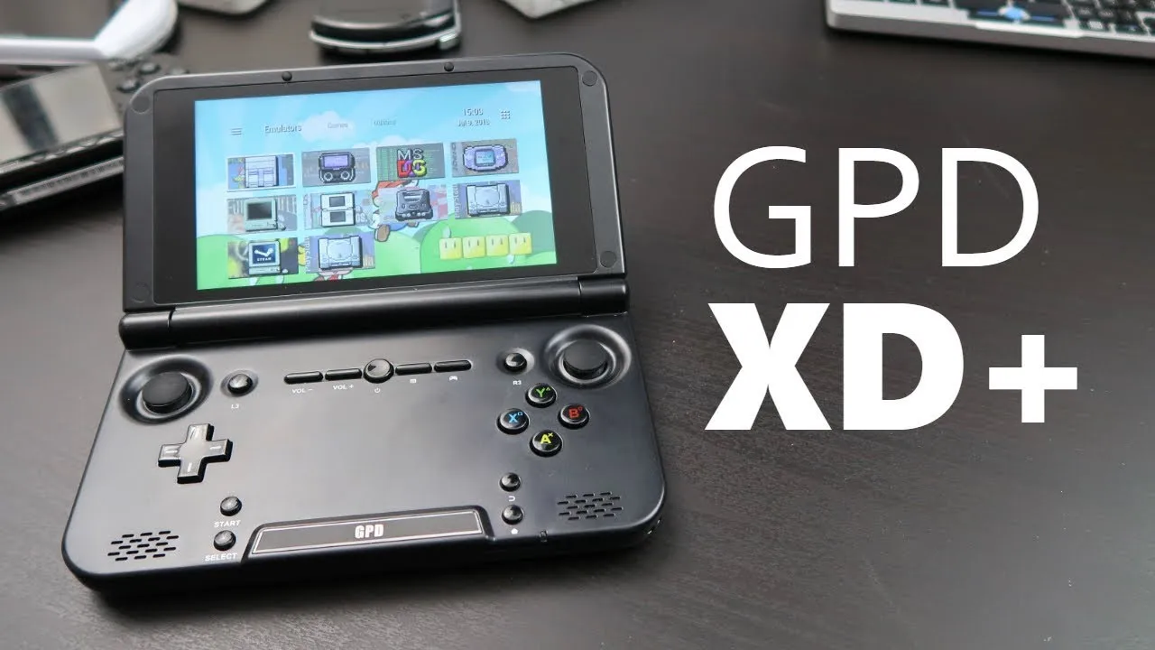 Novo original micropc gpd xd plus micro pc mini laptop 4gb/32gb 5 polegadas android console de jogos portátil saída hdmi