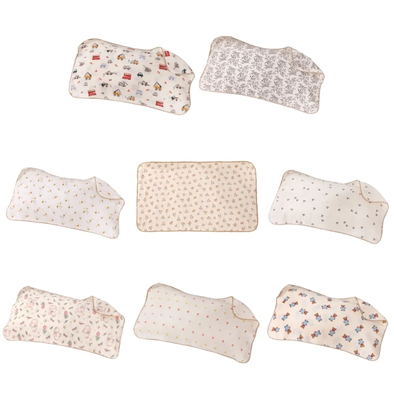 

Gentle & Absorbent Cotton Towel 4 Layer Pillow Towel Cover Perfect for Newborns