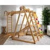 8-in-1 Indoor Foldable Playset for Kids - with Slide, Climbing Wall, Monkey Bars, Swing 1