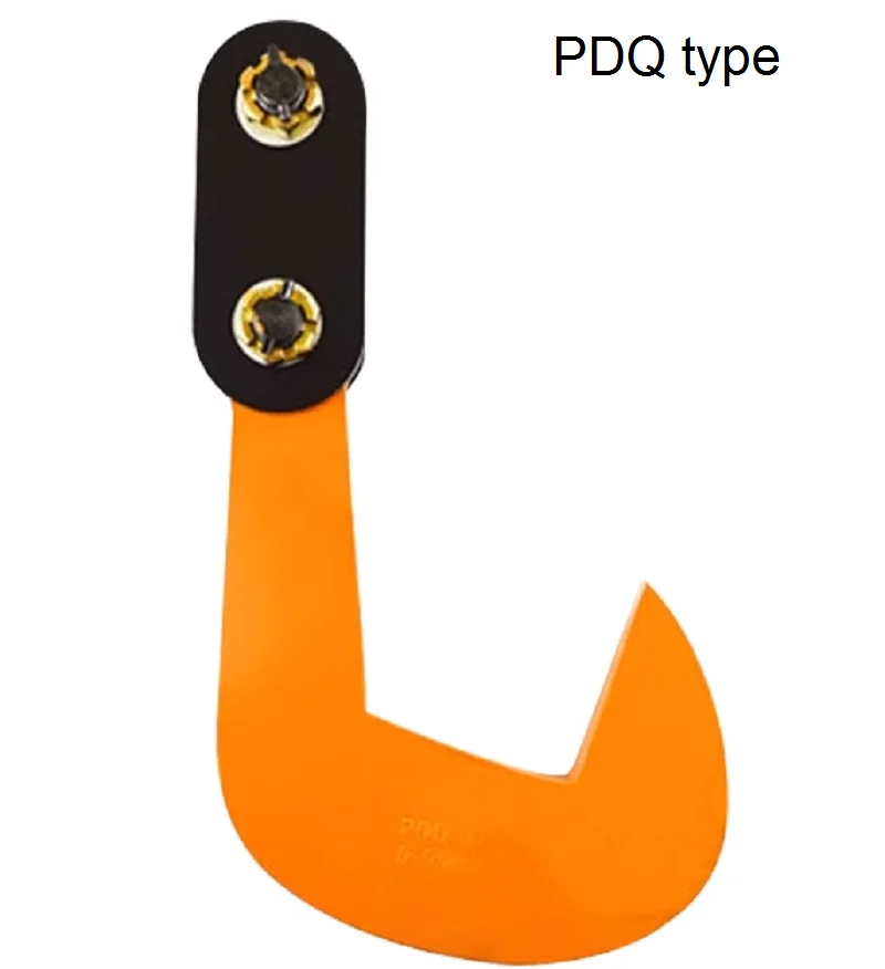 1톤-2톤 PDQ QD형 수평형 단일 강판 리프팅 클램프, 강판 리프터 클립 그립 클로 산업용