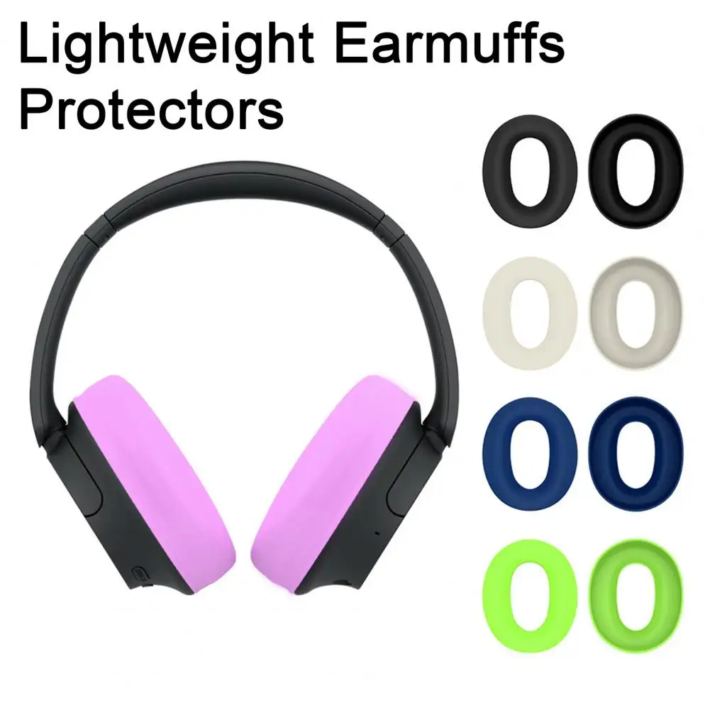 

Protective Case for Headphones Comfortable Silicone Ear Pad Replacements for Wh ch720n Headphones Protective for Headphones