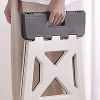 Tabouret pliant portatif extérieur portatif pour un usage domestique, changement de chaussures multifonctionnel, tabouret de pêche de loisirs Simple et léger 2